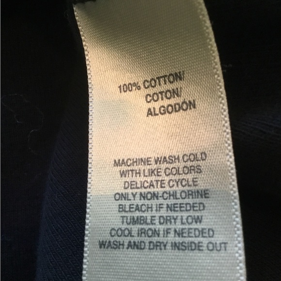 RAFAELLA Keyhole neckline Black T-shirt size 1X Short sleeve 100% soft cotton - Picture 6 of 6